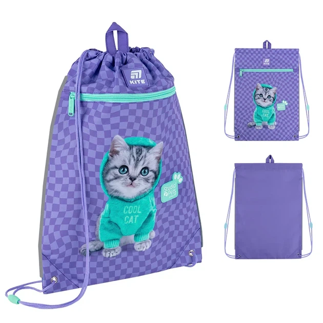 Шкільний набір Kite Education Studio Pets SET_SP25-555S-2 (рюкзак, пенал, сумка) - изображение 5