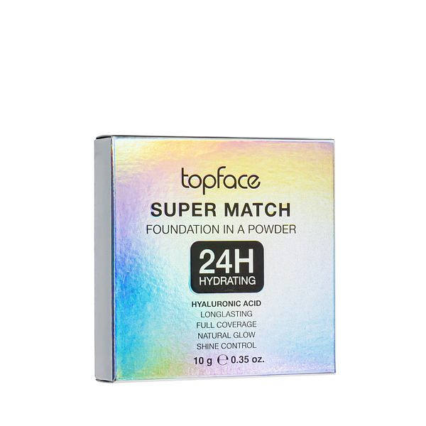 Пудра компактна TopFace Super Match Foundation 02 - Фото 2 Пудра компактна TopFace Super Match Foundation 02 - зображення 2