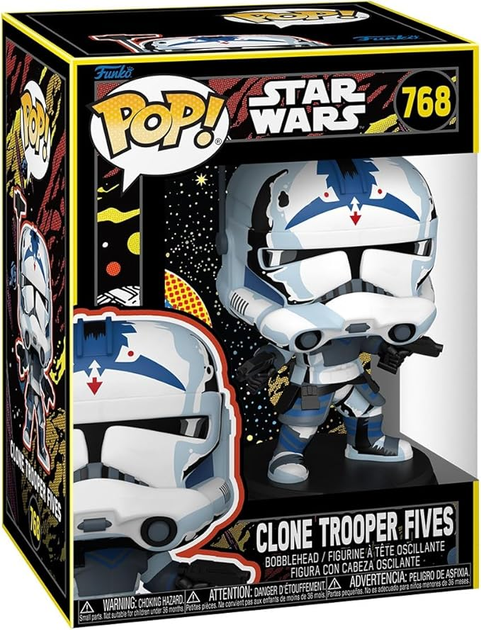 Фігурка Фанко Поп Зоряні війни Солдат-Клон П'ятірка Funko Pop Star