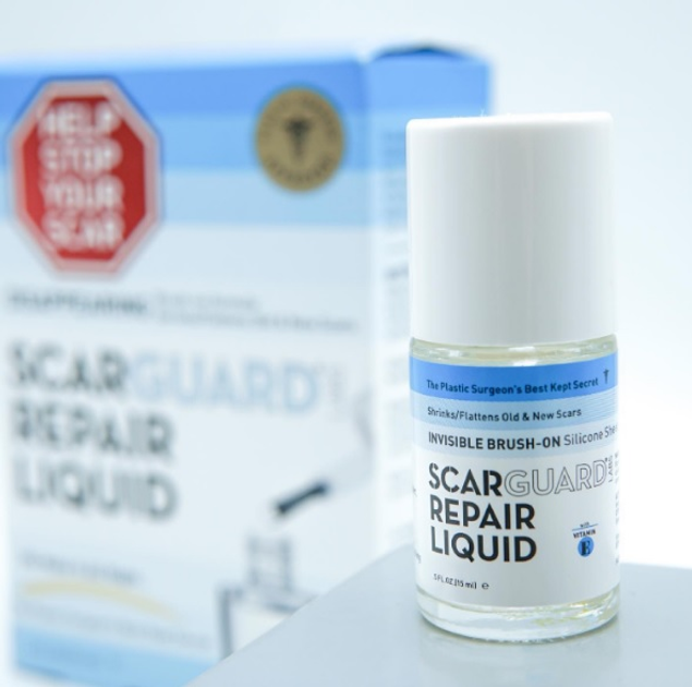 Гель против рубцов и шрамов для лица и тела Scarguard Scar Repair Liquid с витамином Е 15 мл - изображение 7