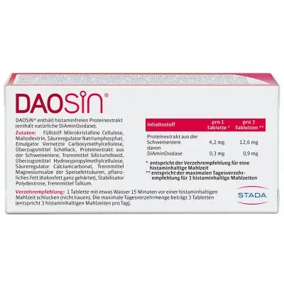 Daosin, при непереносимости гистамина, 30 табл. - изображение 2
