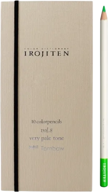 Набір кольорових олівців Tombow Irojiten Very pale tone lll 10 шт (4003198856691) - зображення 4