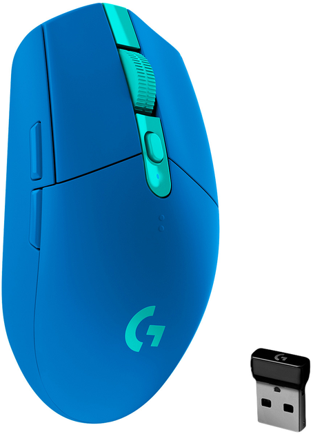 Мышь игровая беспроводная Logitech G304 Lightspeed Blue(910-006016) - изображение 2