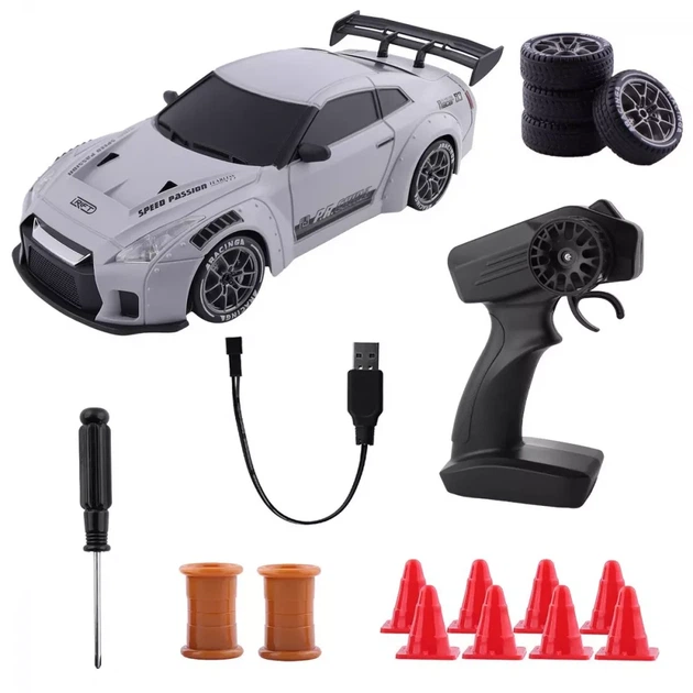 Радиоуправляемая машинка для дрифта Nissan GT-R S815 gray - изображение 2