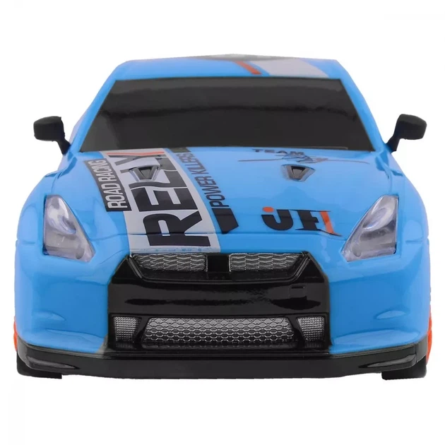 Машинка для дрифта на радиоуправлении Rally Series Nissan GT-R 4WD blue - Фото 3 Машинка для дрифта на радиоуправлении Rally Series Nissan GT-R 4WD blue - изображение 3