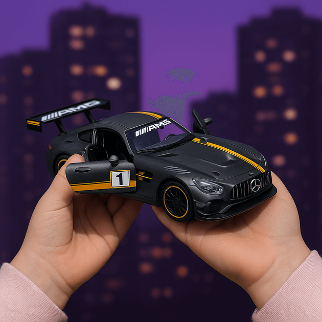Машинка металева АвтоСвіт AP-1923 Mercedes-AMG GT3 1:24 — 18 см