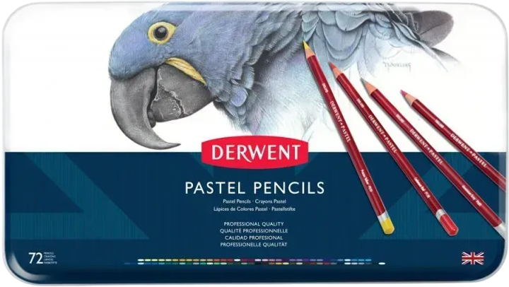 Набір пастельних олівців Derwent 72 шт (5010255801364) - зображення 1
