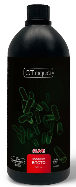 Bakterie oczyszczające dla akwarium GT Aqua Booster Bacto Starter biologiczny 500 ml (5908252831364) - obraz 1