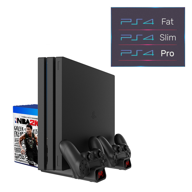 PlayStation４pro Мультифункциональная вертикальная подставка DOBE для Sony