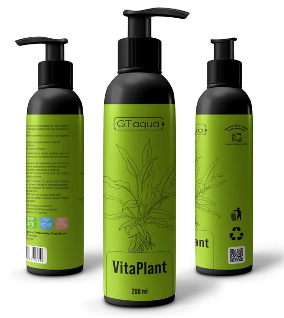 Kompleksowy nawóz dla roślin akwariowych GT Aqua VitaPlant 200 ml (5908252831050) - obraz 2