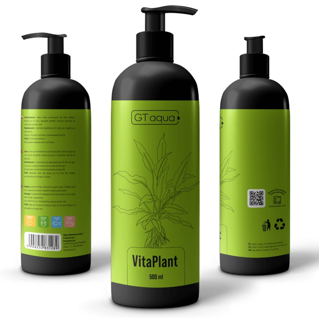 Kompleksowy nawóz dla roślin akwariowych GT Aqua VitaPlant 500 ml (5908252831289) - obraz 2