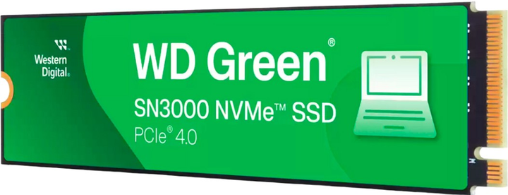 Dysk SSD Western Digital Green SN3000 500GB M.2 2280 NVMe PCIe 4.0 x4 3D NAND QLC (WDS500G4G0E) - obraz 2