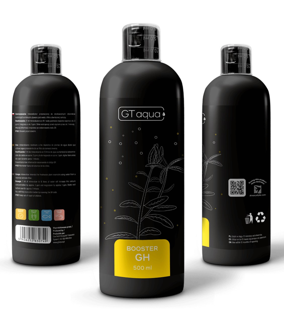Мінералізатор для води RO для акваріумних рослин GT Aqua Booster Gh 500 мл (5908252830749) - зображення 2