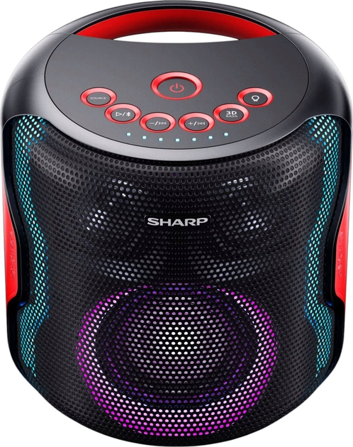 Głośnik przenośny Sharp 2.1 Party Speaker (4550556130912) - obraz 2