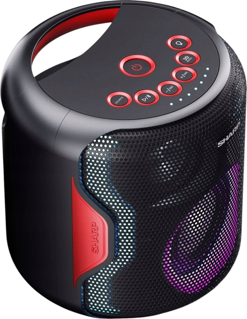 Портативна акустична система Sharp 2.1 Party Speaker (4550556130912) - зображення 4