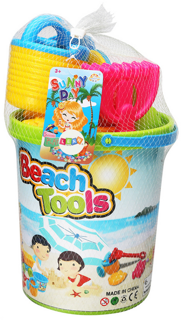 Zestaw do piasku LEAN Toys Kolorowy 18545 (5905991021575) - obraz 1