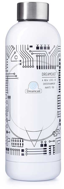 Butelka na wodę Numskull Sega Dreamcast Biała 500 ml (5056280432289) - obraz 1