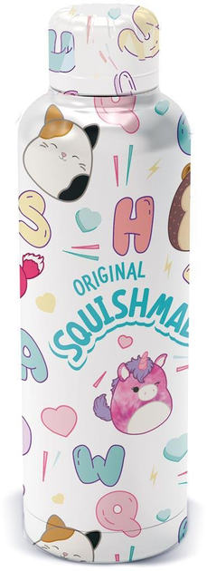 Пляшка для води Stor Squishmallows Біла 515 мл (8412497758357) - зображення 2