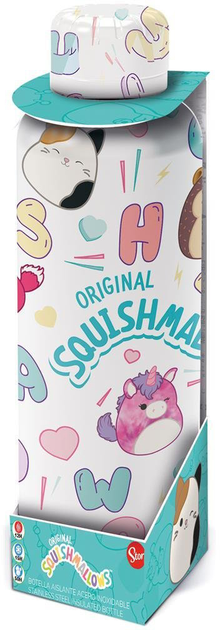 Пляшка для води Stor Squishmallows Біла 515 мл (8412497758357) - зображення 1