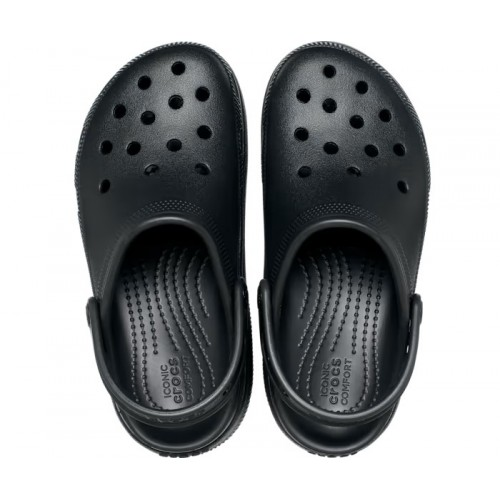 Дитячі крокси для дівчинки Crocs Classic Crush Clog Black (33/34, чорний) - изображение 4