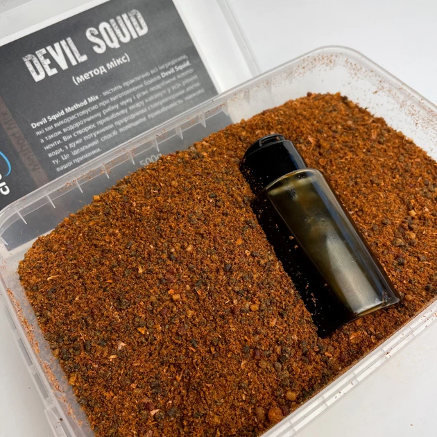 Метод Мікс Crazy Carp Method Mix Devil Squid 400г MMIXDS400 - изображение 2