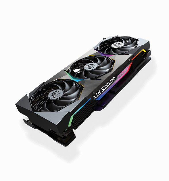 Відеокарта MSI GeForce RTX 3080 Suprim X 10G LHR 10GB GDDR6X (GeForce RTX 3080 SUPRIM X 10G LHR), Б/в - изображение 2