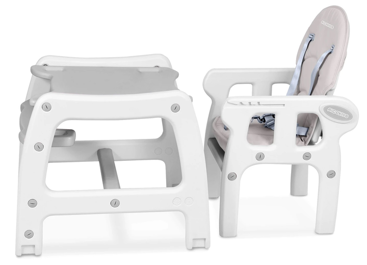 Стільчик для годування Ricokids Sinco 5 в 1 Сірий (5908220470137) - зображення 4