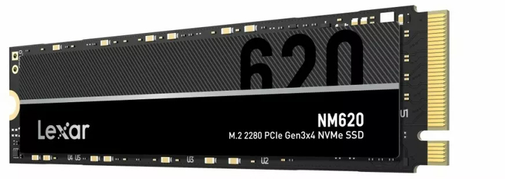Lexar NM620 512GB M.2 NVMe PCIe 3.0 x4 3D NAND (TLC) (LNM620X512G-RNNNG) (QA9498R043768P110W) - Уцінка - зображення 2