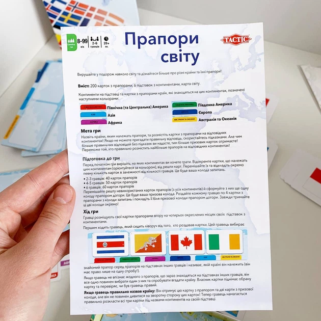 Настольная игра Прапори світу (Флаги Мира) - изображение 5