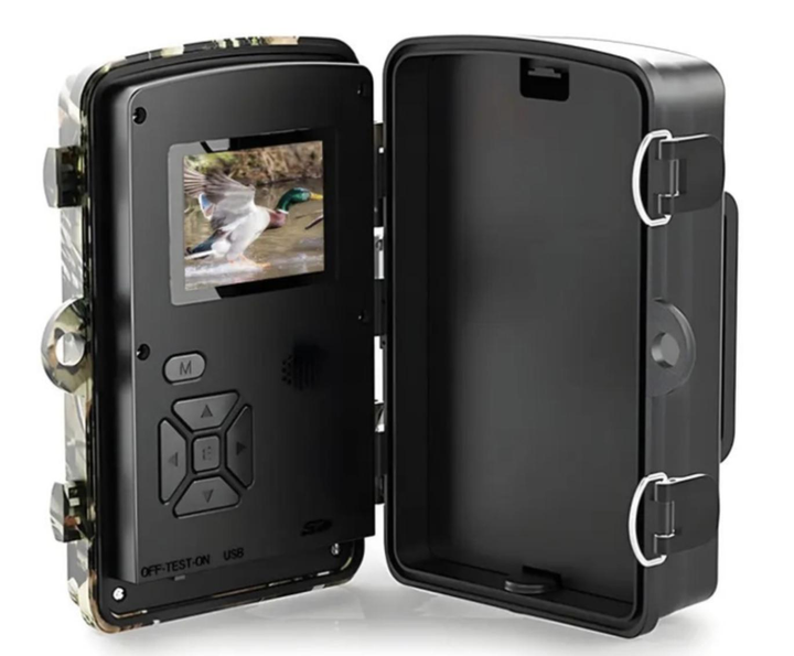Фотоловушка с экраном и датчиком движения Suntek DL100 12 мп камера охотничья с ночной съемкой и ip65 - изображение 3