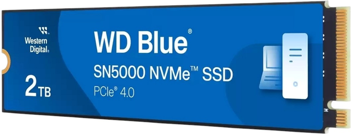 SSD диск Western Digital Blue SN5000 2TB M.2 2280 NVMe PCIe 4.0 x4 3D NAND QLC (WDBS3F0020BNC-WRSN) - зображення 2