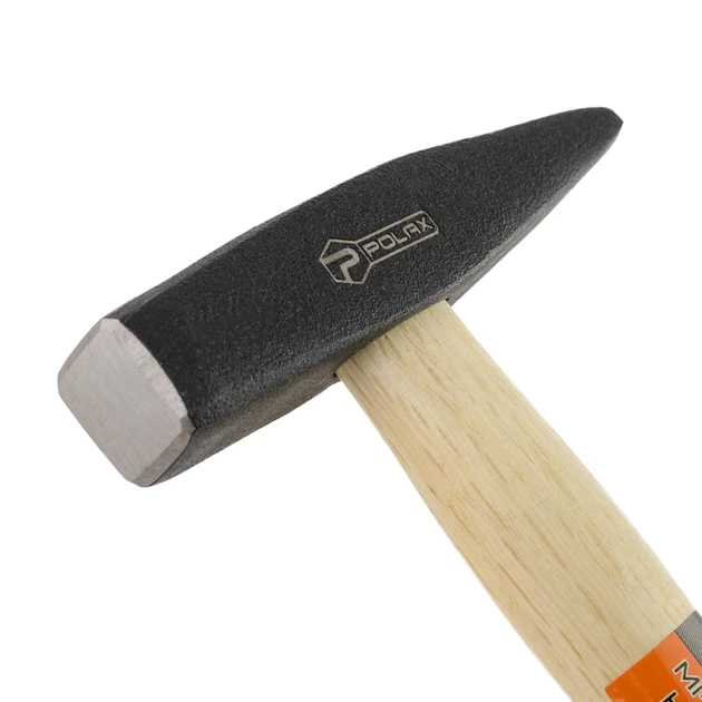 Молоток Polax слесарный c ручкой из дерева 200 г DIN 1041 (36-025) - изображение 5