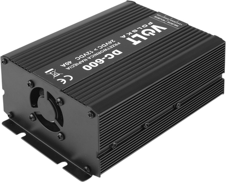 Перетворювач напруги Volt Polska DC 600 24VDC/12VDC 600W (4ZDC9500ST) - зображення 2
