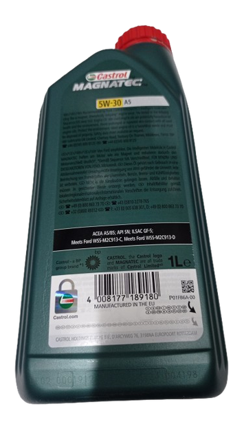 Масло моторное синтетическое Castrol Magnatec 5W-30 1л WSS-M2C913-D (15F60E) - изображение 2