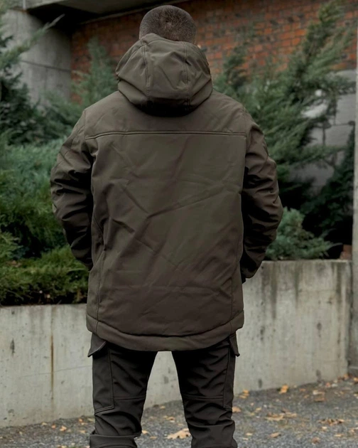 Куртка KTZ 5.0 SoftShell з підкладкою Omni-Heat олива розмір 5XL - изображение 2