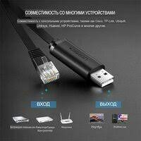 Консольний кабель UGREEN CM204 USB to RJ45 Console Cable 1.5m 50773 Мережевий дріт для комп'ютера - Фото 2 Консольний кабель UGREEN CM204 USB to RJ45 Console Cable 1.5m 50773 Мережевий дріт для комп'ютера - зображення 2