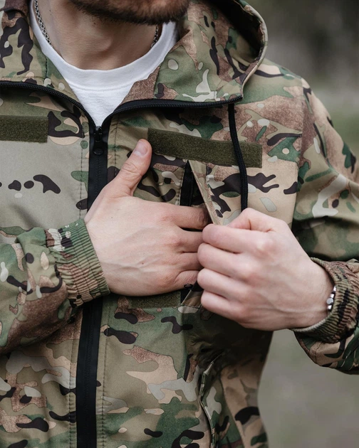 Форма Intruder Easy SoftShell Куртка з капюшоном + Штани мультикам розмір 2XL - зображення 6