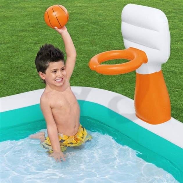 Дитячий басейн Bestway 54445 Dunk'N Splash 251 x 168 x 102 см (6941607348758) - зображення 3