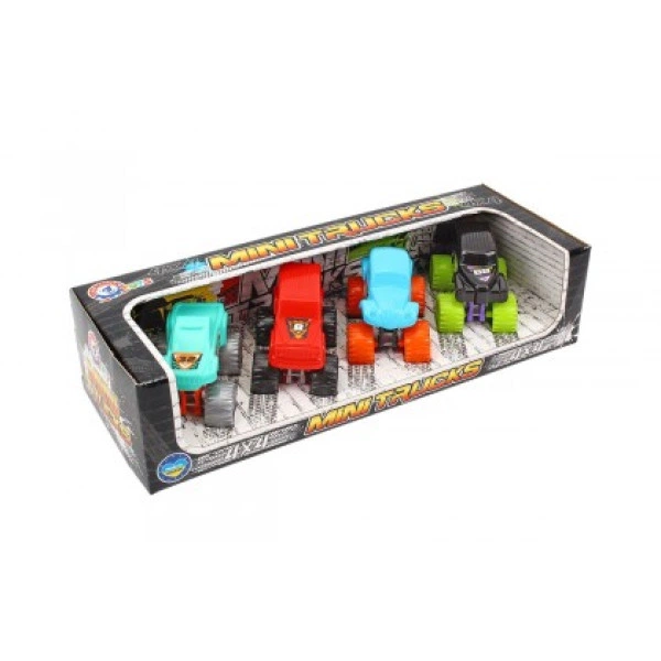 Іграшковий набір машинок 4в1 Міні Траки Technok Toys 9567 пластик 12 см різнобарвний (RZN-23099342) - Фото 4 Іграшковий набір машинок 4в1 Міні Траки Technok Toys 9567 пластик 12 см різнобарвний (RZN-23099342) - изображение 4