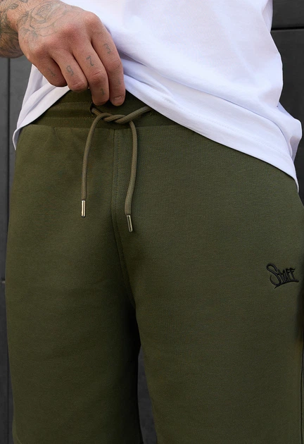 Трикотажні шорти Staff dje khaki logo XS - Фото 3 Трикотажні шорти Staff dje khaki logo XS - изображение 3