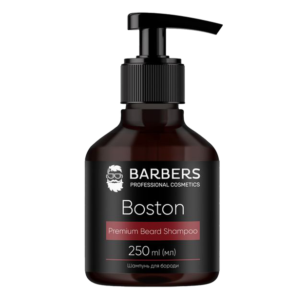 Шампунь для бороди Boston 250 мл BARBERS (91096) - Фото 1 Шампунь для бороди Boston 250 мл BARBERS (91096) - изображение 1