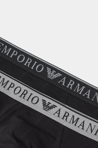 Чоловічі чорні сліпи 2 шт. Emporio Armani 7659 S - изображение 2