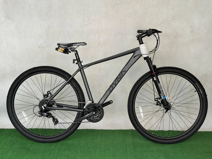 Горный велосипед DYNA 27.5″ рама 17” кассета, алюминий, 24 скорости Shimano серый - изображение 9