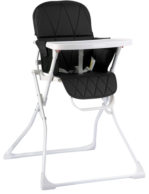 Krzesełko do karmienia Ricokids Nuco Czarno-Białe (5908220479796) - obraz 1