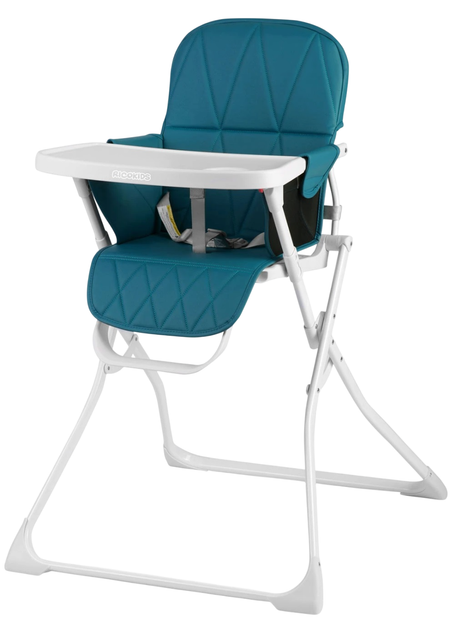 Krzesełko do karmienia Ricokids Nuco Niebieskie (5908220470717) - obraz 2