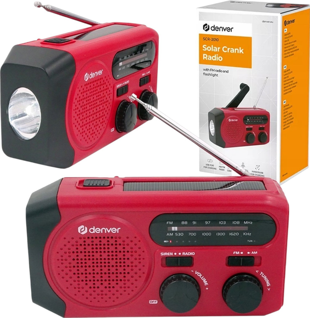 Radio Denver SCR-2010 Red - obraz 9