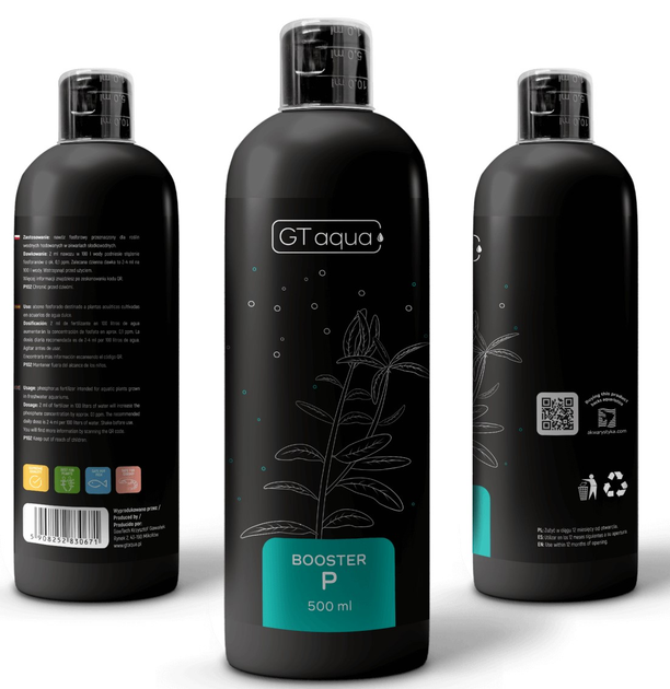 Nawóz fosforowy dla roślin akwariowych GT Aqua Booster P 500 ml (5908252830671) - obraz 2