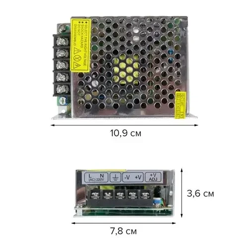 Блок живлення OEM DC12 120W 10А TR-120-12 - Фото 2 Блок живлення OEM DC12 120W 10А TR-120-12 - зображення 2