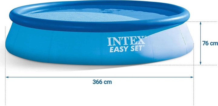 Басейн Intex Easy Set 366 x 76 см 3 в 1 28132 (0078257281329) - зображення 3