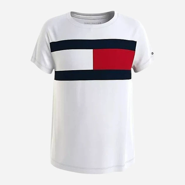 Детская футболка для мальчика Tommy Hilfiger 766337310 122 см Белая (1159825509) - Фото 1 Детская футболка для мальчика Tommy Hilfiger 766337310 122 см Белая (1159825509) - изображение 1